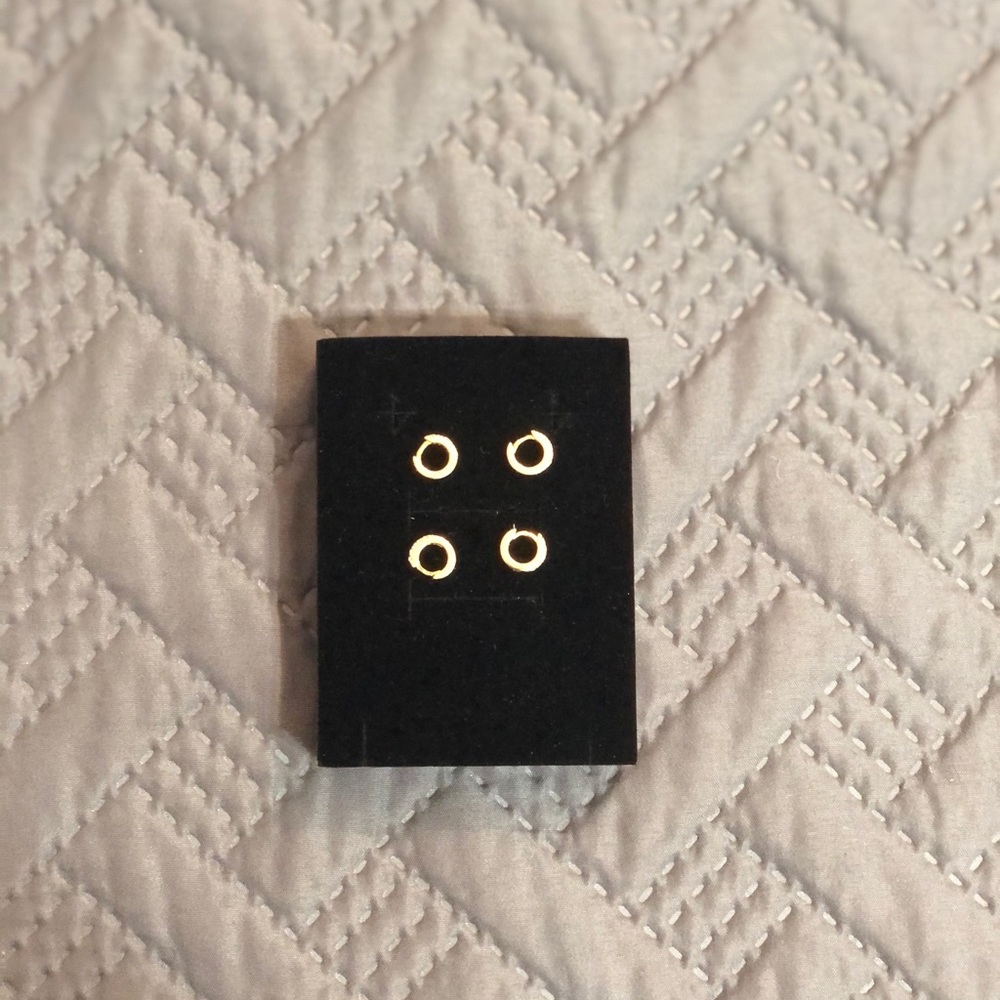 2 Pairs Huggie earrings